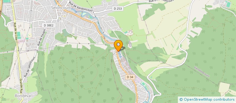 localisation de l'entreprise SCHAMBER-DIRAND  HERIMONCOURT