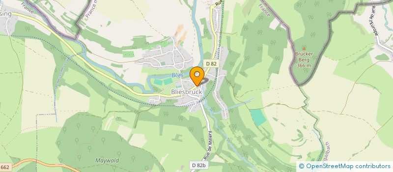 localisation de l'entreprise SCHAMBION  WLFLING-LES-SARREGUEMINES