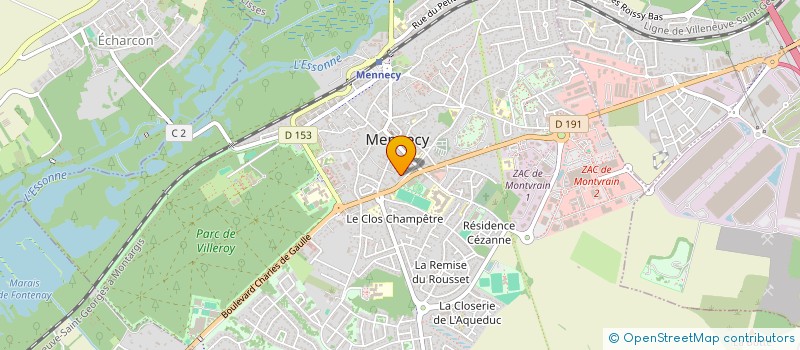 localisation de l'entreprise SCHANI à MENNECY
