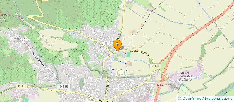 localisation de l'entreprise SCHAUG  UFFHOLTZ