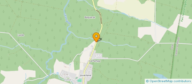 localisation de l'entreprise SCHB  CERE