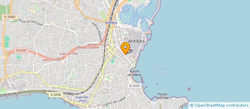localisation de l'entreprise SCHEIB 1 à ANTIBES