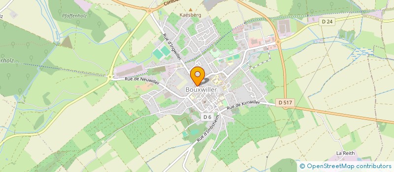 localisation de l'entreprise SCHEIBLING SARL  BOUXWILLER