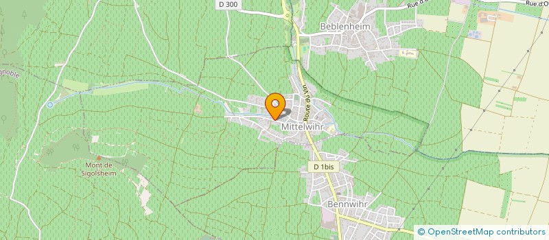 localisation de l'entreprise SCHEIDECKER ET FILS  MITTELWIHR