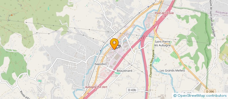 localisation de l'entreprise SCHEIMS CHAUSSURES à AUBAGNE