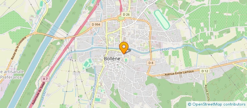 localisation de l'entreprise SCHEMA à BOLLENE