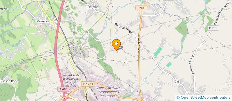 localisation de l'entreprise SCHEMA74  CORNIER