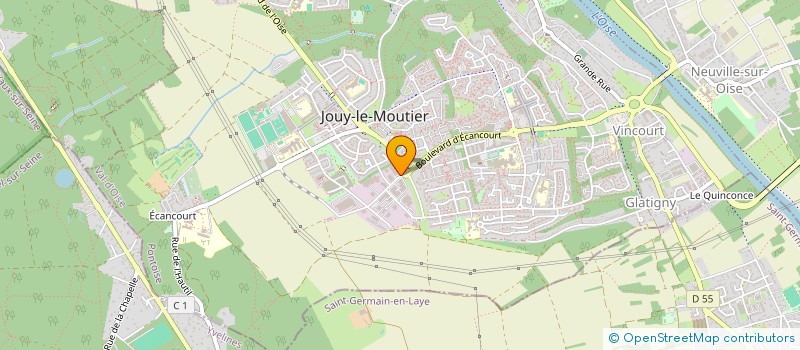 localisation de l'entreprise SCHENCK SAS  JOUY-LE-MOUTIER