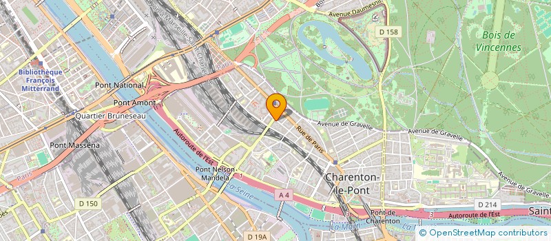 localisation de l'entreprise SCHENDEL  CHARENTON-LE-PONT