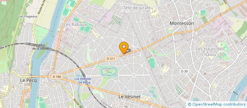 localisation de l'entreprise SCHENGEN AUTO NEGOCE  LE VESINET