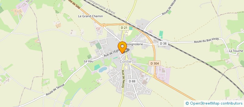 localisation de l'entreprise SCHERDELALEX  MEZIERES SOUS LAVARDIN