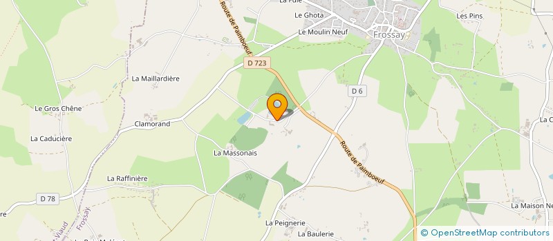 localisation de l'entreprise SCHERER AVENTURES à FROSSAY