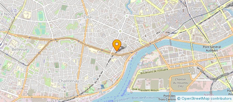 localisation de l'entreprise SCHERER B.T.P à NANTES