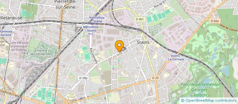 localisation de l'entreprise SCHERIF SARL à STAINS