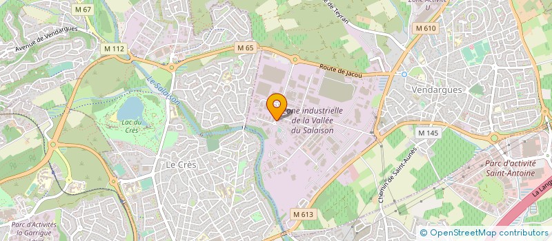 localisation de l'entreprise SCHERM à VENDARGUES
