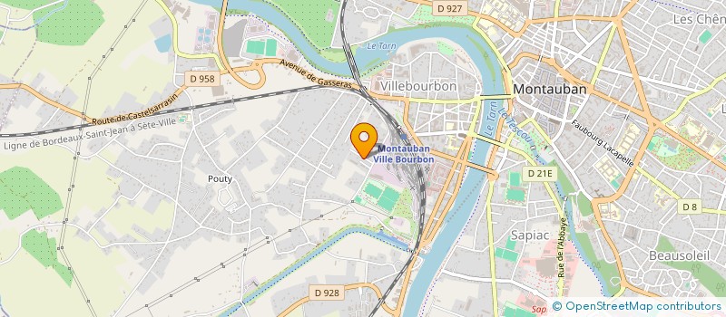 localisation de l'entreprise SCHERRER  MONTAUBAN