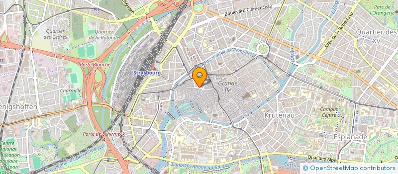 localisation de l'entreprise SCHERRER  STRASBOURG