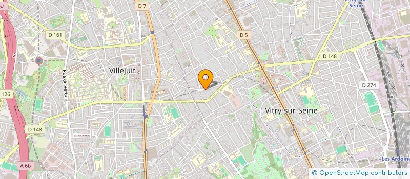 localisation de l'entreprise SCHERRER - MOREL  VITRY-SUR-SEINE