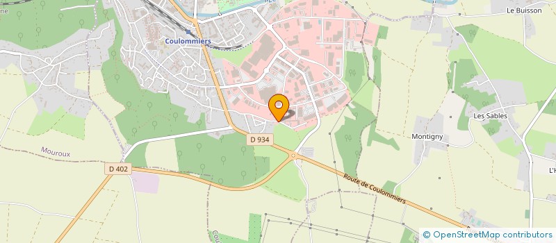 localisation de l'entreprise SCHERVIO à COULOMMIERS