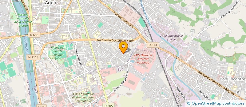 localisation de l'entreprise SCHERZANDO  AGEN