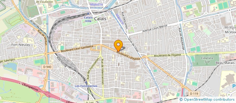 localisation de l'entreprise SCHEZP à CALAIS