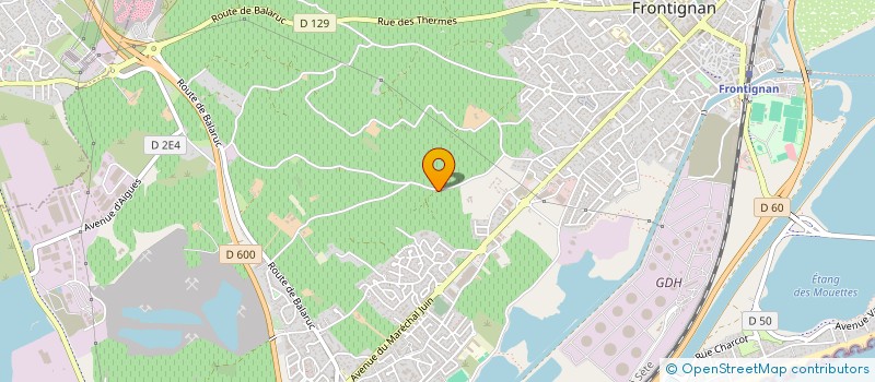 localisation de l'entreprise SCHIAVO - BRIGLIOZZI à FRONTIGNAN