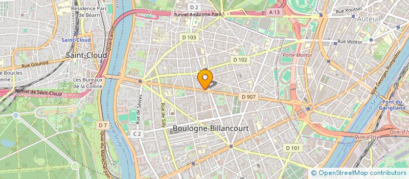 localisation de l'entreprise SCHIBA 26 à BOULOGNE-BILLANCOURT