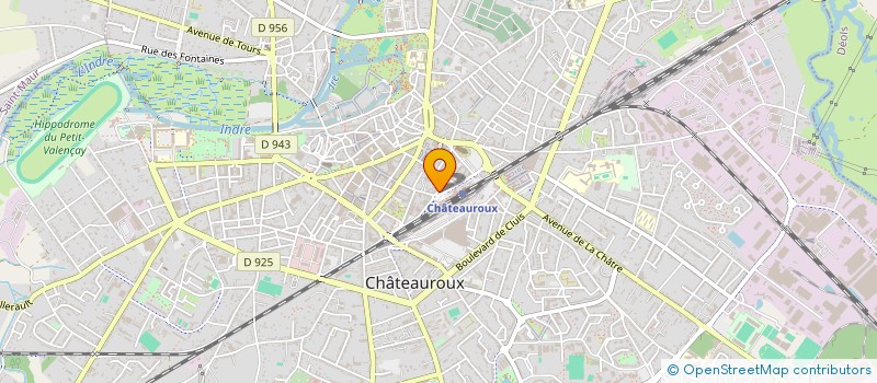 localisation de l'entreprise SCHIBA TRANSPORTS DSH à CHATEAUROUX
