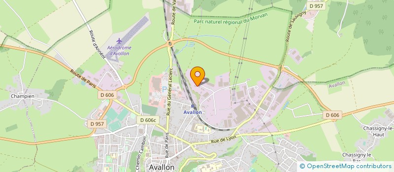 localisation de l'entreprise SCHIEVER ACB à AVALLON