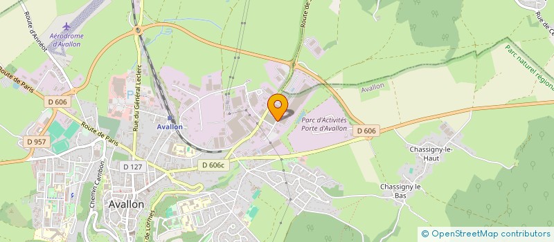 localisation de l'entreprise SCHIEVER INTERNATIONAL à AVALLON