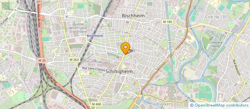 localisation de l'entreprise SCHILICK ORTHO  SCHILTIGHEIM