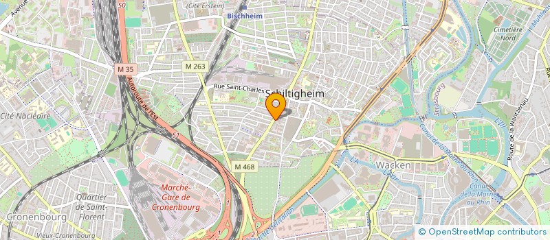 localisation de l'entreprise SCHILIG'PRINT  SCHILTIGHEIM