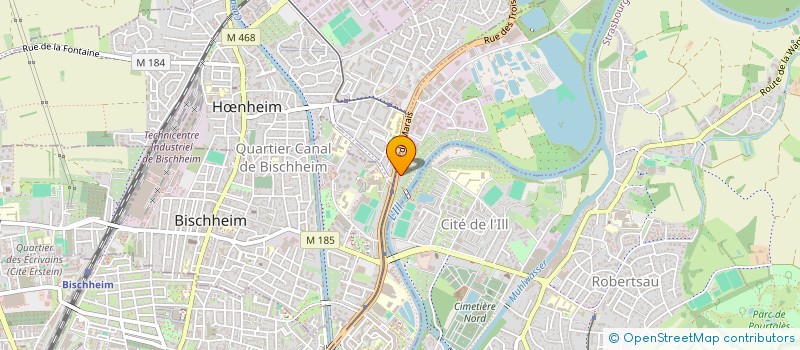 localisation de l'entreprise SCHILTIGHEIM TENNIS DE TABLE  SCHILTIGHEIM