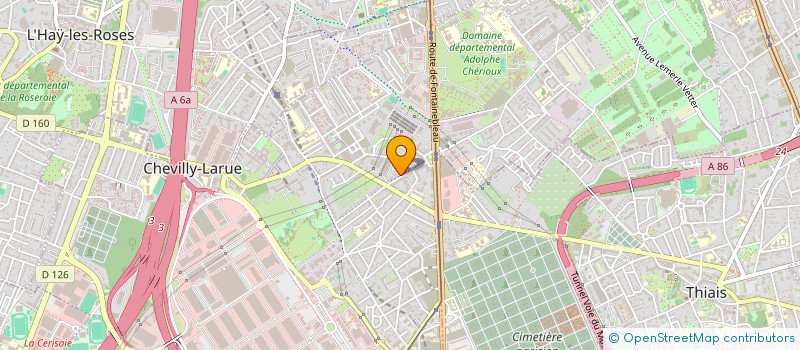 localisation de l'entreprise SCHIMIFELEC  CHEVILLY-LARUE