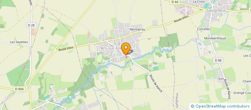 localisation de l'entreprise SCHINDELE FRINGANT  ARS-SUR-FORMANS