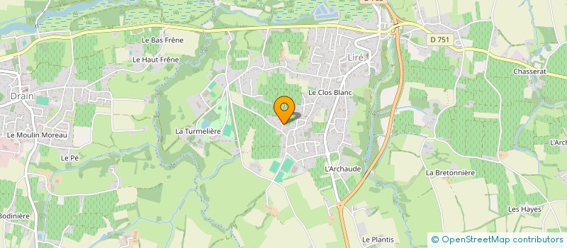 localisation de l'entreprise SCHINED  OREE-D'ANJOU