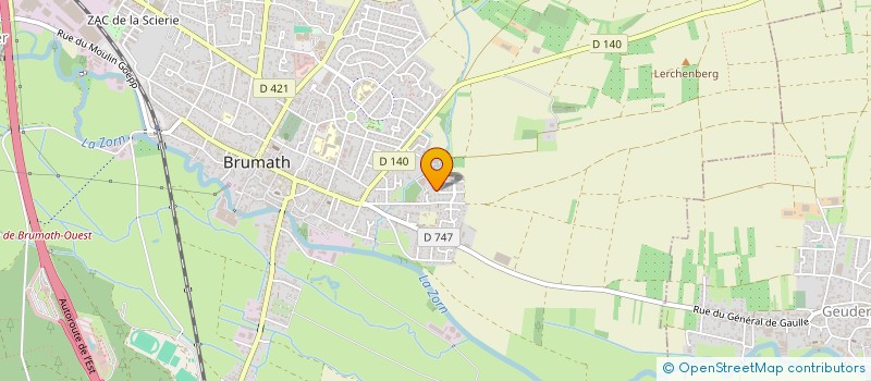 localisation de l'entreprise SCHINO CARE à BRUMATH