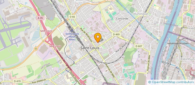 localisation de l'entreprise SCHINZEL  SAINT-LOUIS