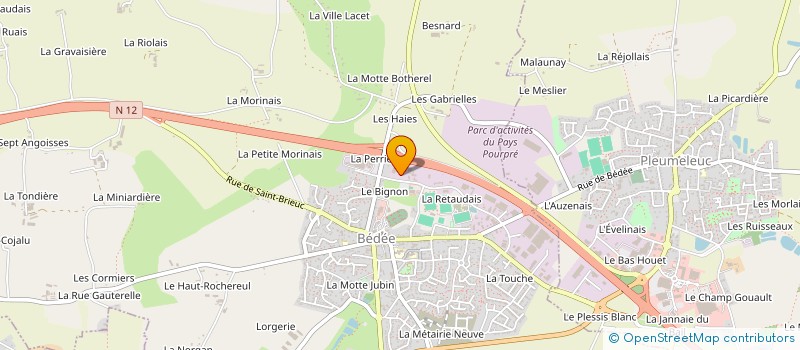 localisation de l'entreprise SCHIPPERS FRANCE à BEDEE