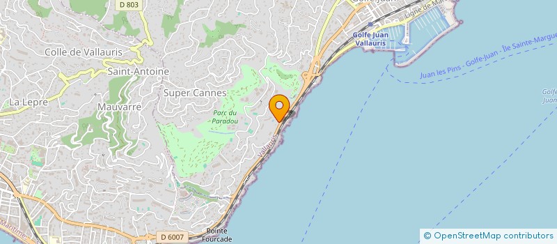 localisation de l'entreprise SCHIRIN à VALLAURIS