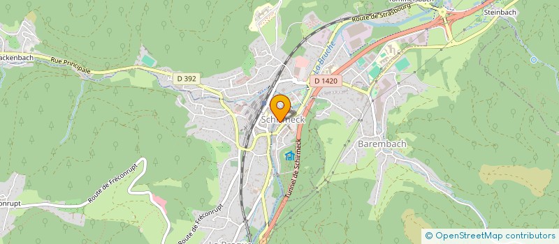 localisation de l'entreprise SCHIRMECK LA BROQUE BRUCHE BASKET  SCHIRMECK