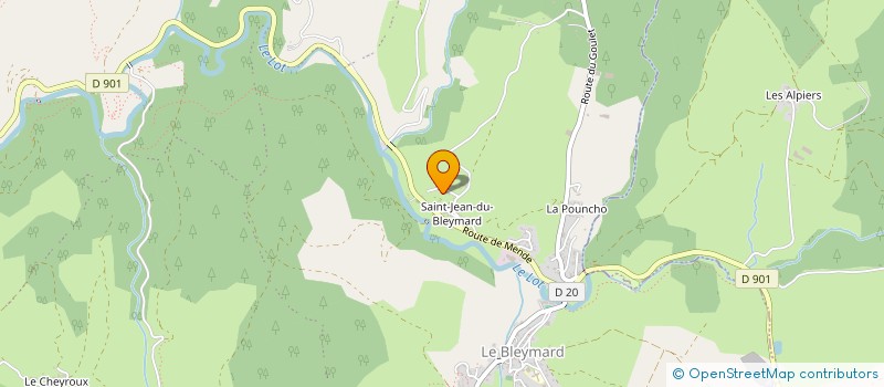 localisation de l'entreprise SCHISTES ROCHER  MONT LOZERE ET GOULET
