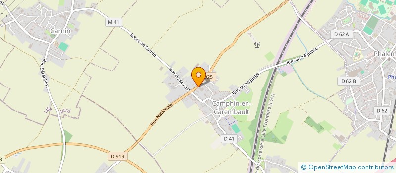 localisation de l'entreprise SCHL  CAMPHIN-EN-CAREMBAULT
