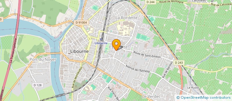 localisation de l'entreprise SCHL à LIBOURNE