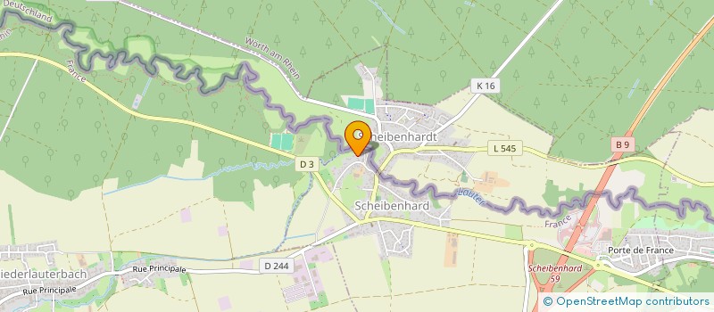 localisation de l'entreprise SCHLADLA THEADA  SCHEIBENHARD