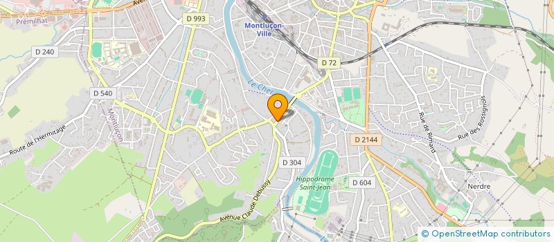 localisation de l'entreprise SCHLAUDER BRUN  MONTLUCON