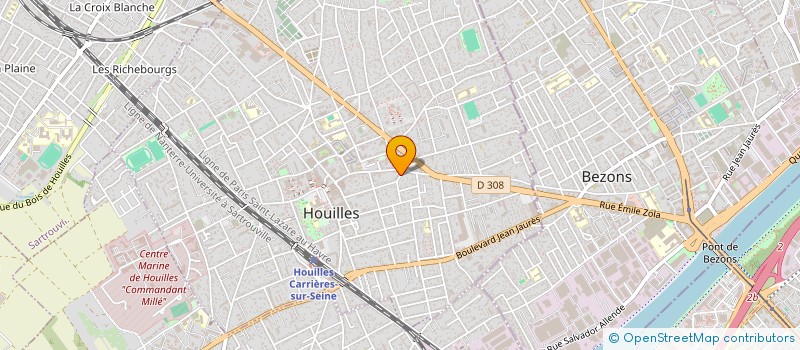 localisation de l'entreprise SCHLEM  HOUILLES