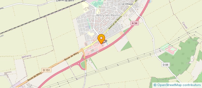 localisation de l'entreprise SCHLOESSER à WITRY-LES-REIMS