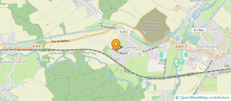 localisation de l'entreprise SCHLOPP'S WAGGIS  VALDIEU-LUTRAN