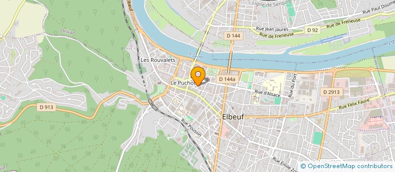 localisation de l'entreprise SCHLOSSER & OBSTOY  ELBEUF